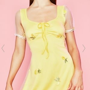 Mini Pineapple Dress - US L